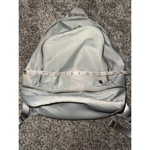 Women's Lululemon One Size Grey Backpack - Fair Condition​